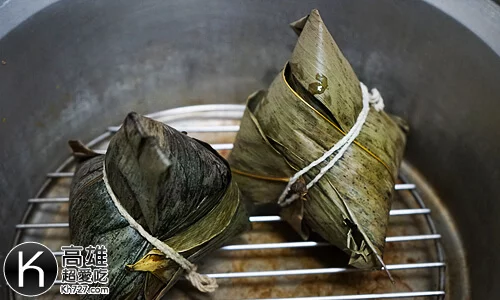 《龐家肉粽》電鍋加熱